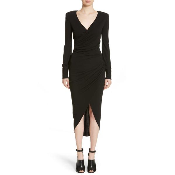 マイケル レディース コース Michael Kors レディース Black ワンピース ワンピース ドレス Stretch Jersey ワンピース Wrap Dress Black Dp3 Ff4399e3f3 フェルマート エフ Fermart Ef