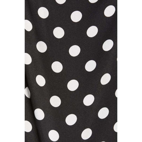 お買得最安値 キャロライン コンスタス Caroline Constas レディース タンクトップ トップス Ainsley Polka Dot Silk Cape Tank Black Multi 通販激安