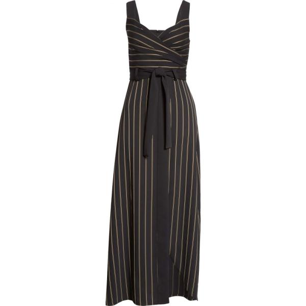 アルマーニ Emporio ラップドレス Armani レディース ワンピース ラップドレス マキシ丈 ワンピース ドレス Emporio マキシ丈 Techno Stripe Wrap Front Maxi Dress Black Stripe Dp3 Ffcc6e7386 フェルマート エフ Fermart Ef早割手数料安いの 高品質の人気 の