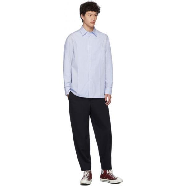 コム デ ギャルソン Comme Des Comme Garcons Homme デ Deux Des メンズ ボトムス パンツ Navy Wool Gabardine Trousers Navy Hc 1958m フェルマート Fermart 3号店