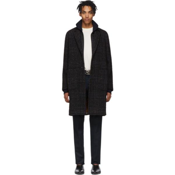 エトロ Etro メンズ コート Blue アウター Navy Deconstructed Coat その他コート Navy Blue Hc m フェルマート エフ Fermart Ef