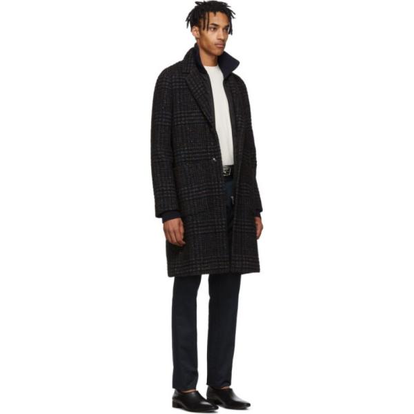 エトロ Etro メンズ コート Blue アウター Navy Deconstructed Coat その他コート Navy Blue Hc m フェルマート エフ Fermart Ef