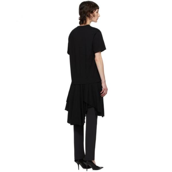 福袋セール コム デ ギャルソン Comme Des Garcons Homme Plus レディース ワンピース ワンピース ドレス Black Draped Bottom Dress Black 割引価格