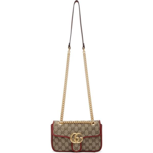 グッチ Gucci Marmont レディース ショルダーバッグ Gucci バッグ Red Beige Red Gg Marmont Bag Red Hc 1451f0419 フェルマート エフ Fermart Ef
