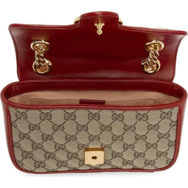 グッチ Gucci Marmont レディース ショルダーバッグ Gucci バッグ Red Beige Red Gg Marmont Bag Red Hc 1451f0419 フェルマート エフ Fermart Ef