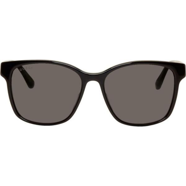 グッチ サングラス Gucci Black メンズ メガネ サングラス スクエアフレーム Black Acetate スクエアフレーム Square Sunglasses Black Hc 1451m フェルマート Fermart 3号店