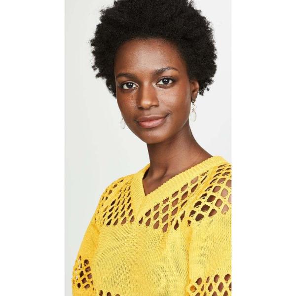 プレゼントを選ぼう ソニア リキエル Sonia Rykiel レディース ワンピース ワンピース ドレス Fishnet V Neck Dress Citron 人気no 1最安値