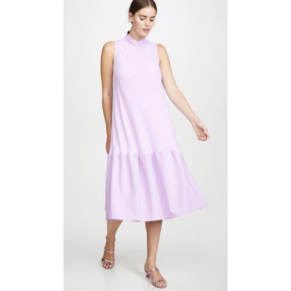 セレクトショップ Tibi ワンピース チュニック Drape Drape ワンピース ドレス Sculpted Mulberry Long レディース ノースリーブ ワンピース ティビ Dress 買い物サービス