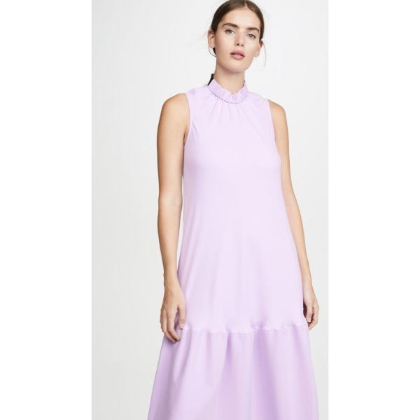 セレクトショップ Tibi ワンピース チュニック Drape Drape ワンピース ドレス Sculpted Mulberry Long レディース ノースリーブ ワンピース ティビ Dress 買い物サービス