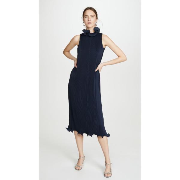 超特価新品sale開催 ワンピース ティビ Tibi Sleeveless ノースリーブ Dress Sleeveless Tibi Lb Tibii 003 フェルマート Pleated レディース ワンピース ドレス ワンピース ドレス Navy エフ Fermart Ef