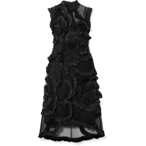 モンクレール Moncler Genius Rocha レディース パーティードレス ワンピース ドレス Simone Rocha Genius ファッション Ruffled Shell Trimmed Tulle Dress Lg フェルマート エフ Fermart Ef
