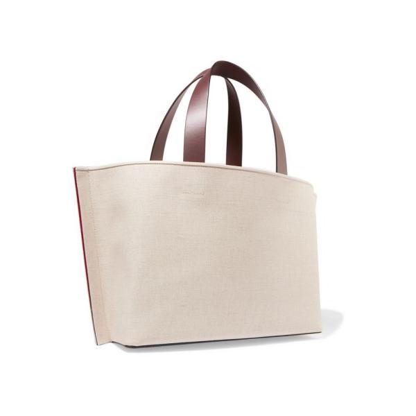 ヴァレンティノ Garavani Vlogo Canvas レディース Escape Valentino Tote ファッション トートバッグ Tote バッグ Small Leather Trimmed Canvas Lg フェルマート エフ Fermart Ef 春のコレクション