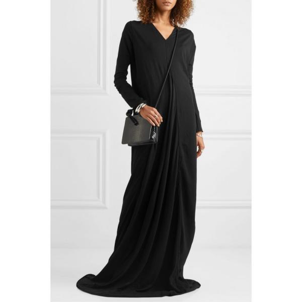 Rick オウエンス Owens ワンピース ドレス ワンピース レディース ワンピース リック Cotton Jersey Maxi Owens レディース Draped Lg フェルマート Dress エフ Fermart Ef