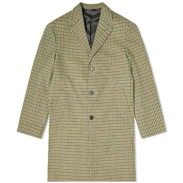 アクネ Acne ストゥディオズ Acne Studios メンズ Acne コート アウター Studios Ovidius Vichy Check Coat Brown Yellow Sc Ffb7d フェルマート エフ Fermart Ef