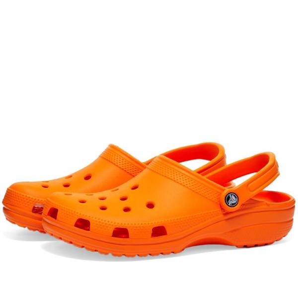クロックス Crocs レディース クロッグ シューズ・靴 Classic Clog Orange Zing