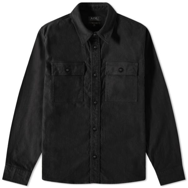アーペーセー A.P.C. メンズ ジャケット シャツジャケット アウター Bastian Overshirt Black アーペーセー A.P.C. メンズ ジャケット シャツジャケット アウター Bastian Overshirt Black