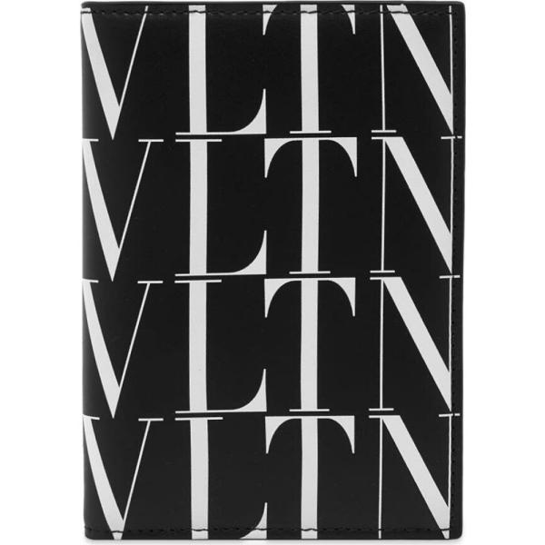 Valentino パスポートケース Valentino ファッション Vltn メンズ Over Passport Sc Ffca1 フェルマート Holder Fermart Ef All ヴァレンティノ Over Black White エフ