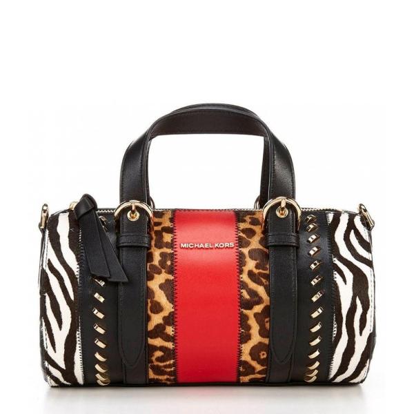 michael kors black leopard purse