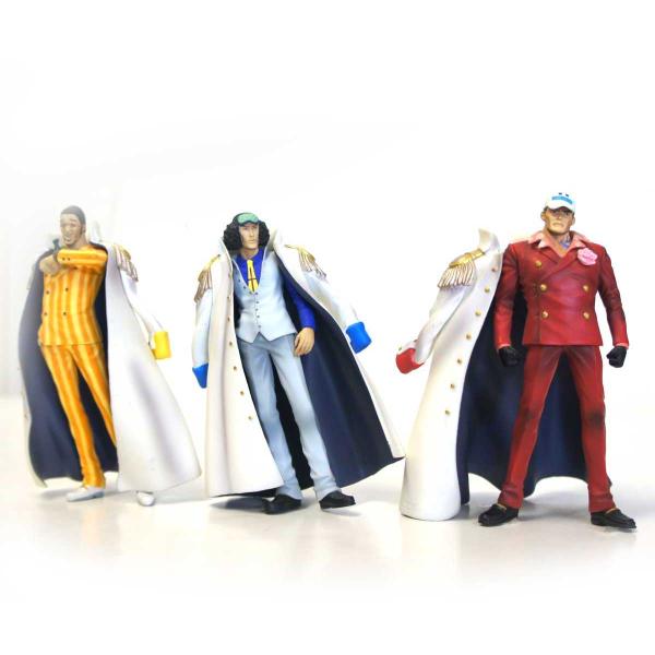 ディスクに 勉強部屋に リビングに癒しをone Piece ワンピース フィギュア海軍大将黄猿青キジ赤犬3体海軍三英傑海賊王フリマ取引品 代購幫