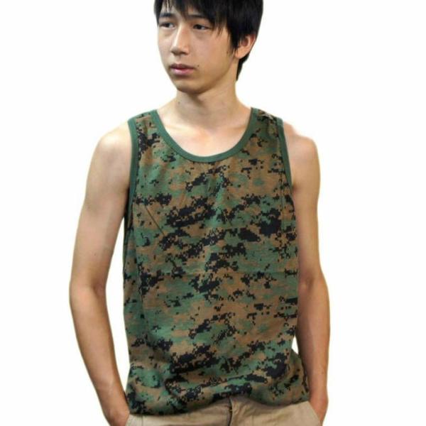 S&S カモフラージュシリーズタンクトップ　ウッドランド S&S カモフラージュシリーズタンクトップ ウッドランド - メルカリ