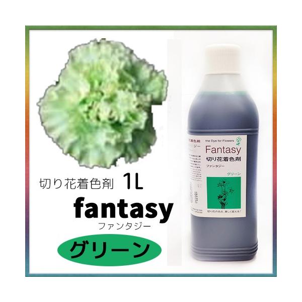 花の着色剤 パレス化学/ファンタジー　1L

が8本 中古です パレス化学 切花着色剤ファンタジー 1L グリーン パレス化 Z