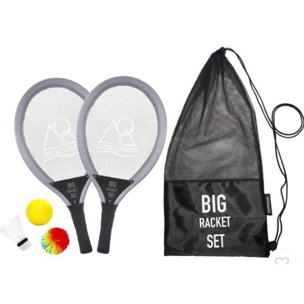 BOUNDY ROUND TENNIS ラケット 収納袋付き BIG RACKET SET ビックラケットセット 5050WORKSHOP : efim