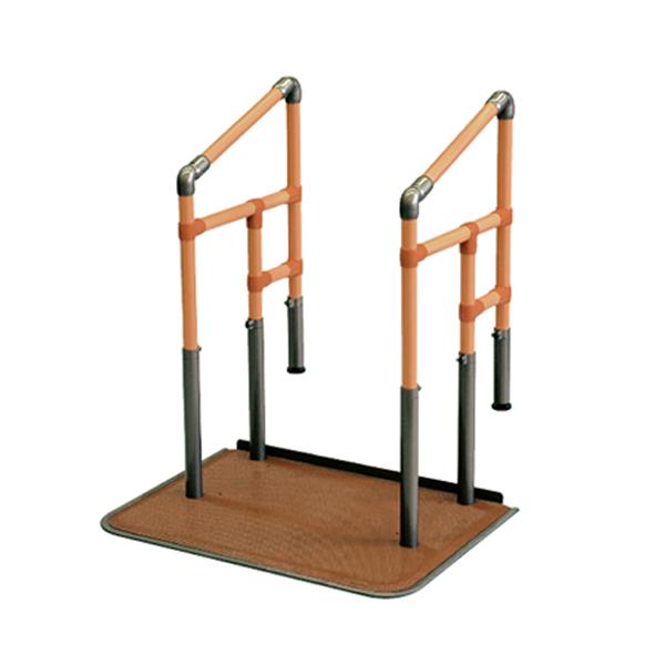 あがりかまち用たちあっぷ 両手すりステップ台無し CKE-03（ヤザキ