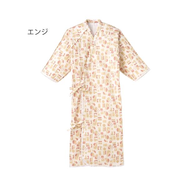 ケアねまき（ガーゼタイプ）LLサイズ／エンジ（エンゼル）5074