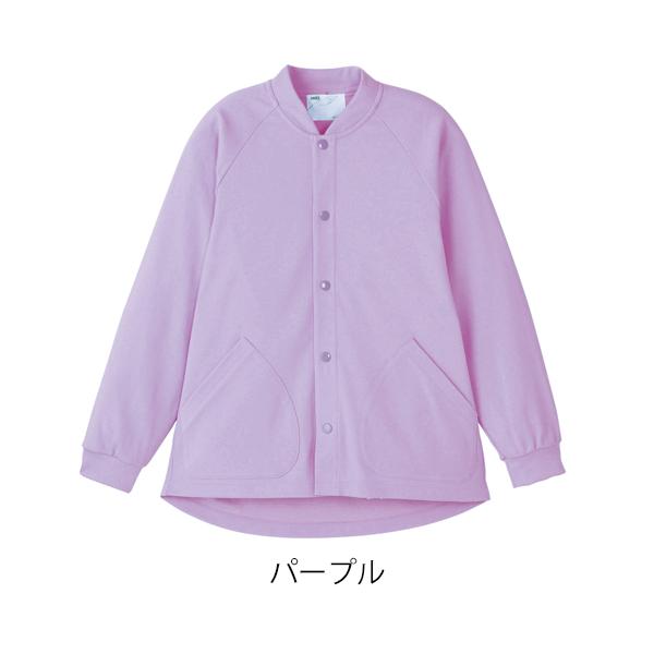 サニージャケット（前ボタンタイプ）／Lサイズ・パープル（エンゼル 