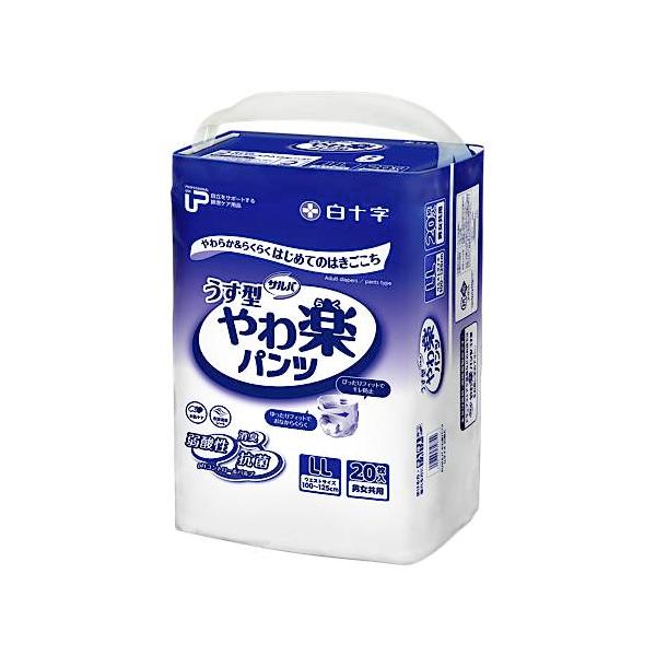 サルバ （ケース販売）PUサルバ やわ楽パンツ うす型パンツタイプ LL