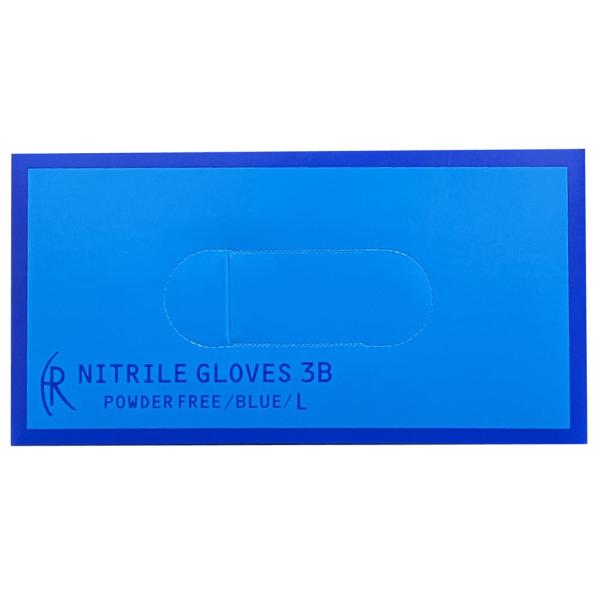 ファーストレイト （ケース販売）ニトリルグローブ3B／ブルー 200枚×10