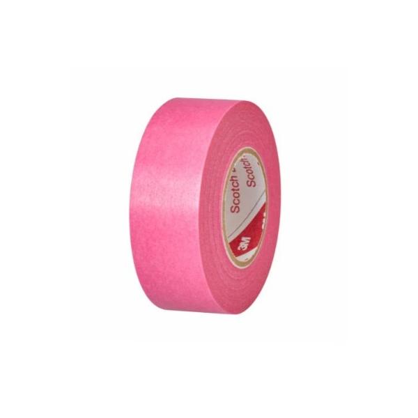 3M スコッチ シーリングマスキングテープ サイディングボード用 80N ピンク 24 mm x 18 m 0.09 mm 100 パック/箱
