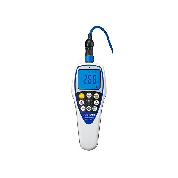 1-6785-12　防水型デジタル温度計　ＣＴ−５２００ＷＰ　タイマー機能付