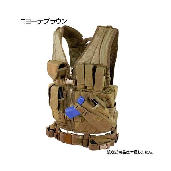 コンドルタクティカルギアベスト CONDOR コンドル タクティカルギア CV クロスドローベスト