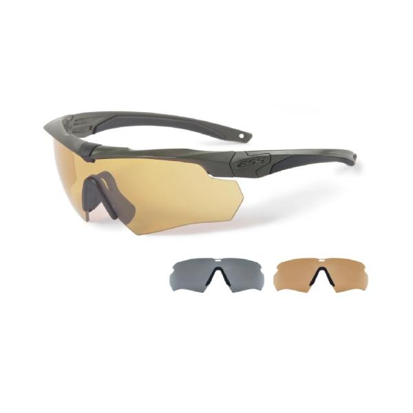 ESS CROSSBOW STEALTH OLIVE 2LENS レンズ2枚 ODカラー EE9007-21 日本