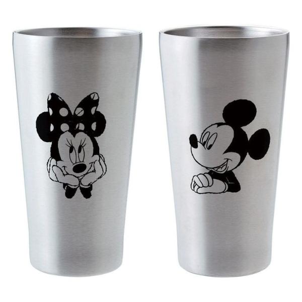 ディズニー ペアメタルサーモタンブラー340ml シルバー Con Imedia Net