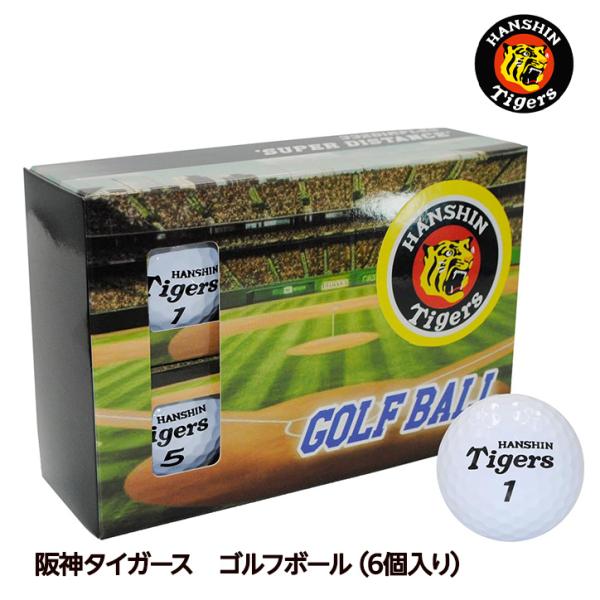 阪神タイガース ゴルフボール（6個入り） レザックス(プロ野球 球団
