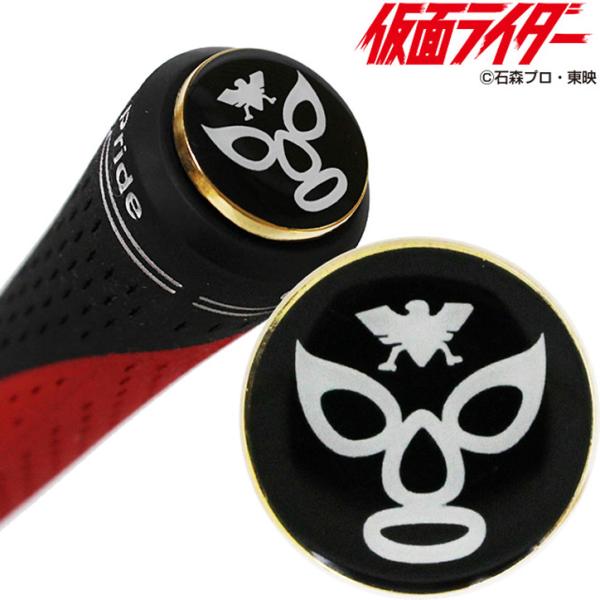 ショッカー戦闘員 仮面ライダー グリップエンドマーカー ゴルフマーカー(メール便対応可) (ゴルフ キャラクター おもしろ)