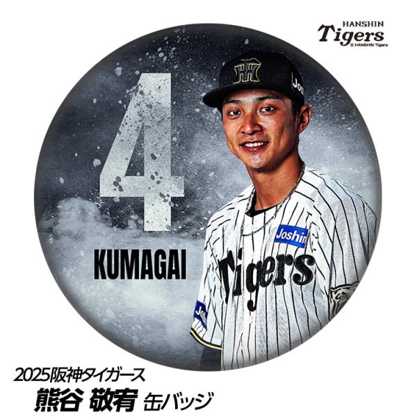 阪神タイガース 熊谷敬宥　缶バッジ 3個＋ぬいぐるみ 阪神タイガース 熊谷敬宥 缶バッジ 3個＋ぬいぐるみ