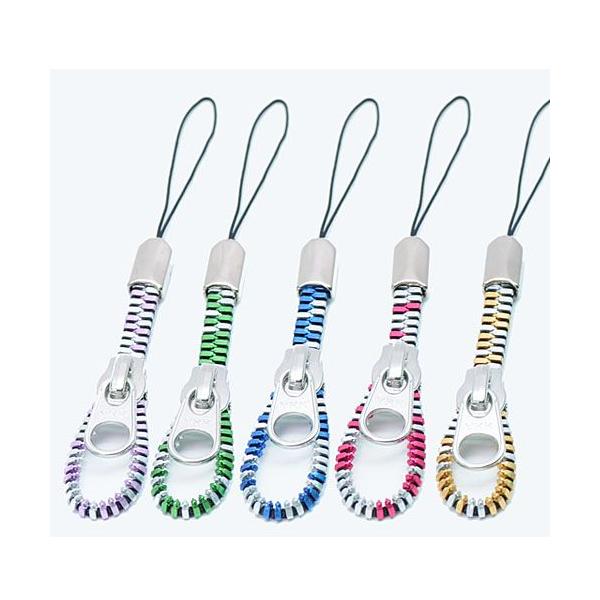 Ykkジッパーストラップ 携帯ストラップ 小 5種類のカラー Am 314