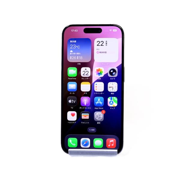 iPhone 15 Pro 256GB SIMフリー [ブラックチタニウム] : WiNKUSED