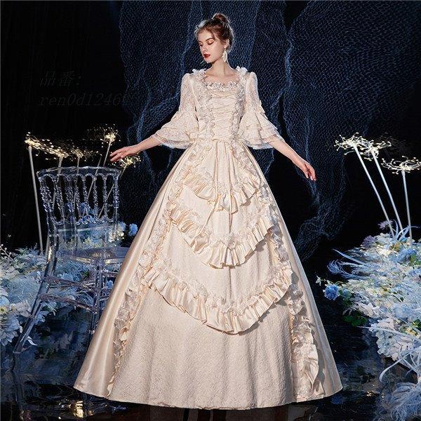 マリー アントワネット ロココ調 18世紀 貴族風 宮廷 お姫様ドレス パーティー クリスマス ドレス 仮面舞踏会 女性用 フロア丈 コスチューム Ren0d Egret Street3rd 通販 Yahoo ショッピング