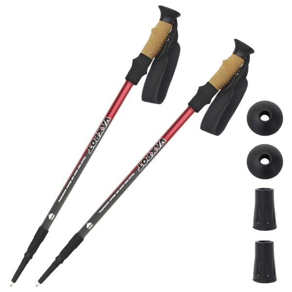 トレッキングポール アンチショック  2本組｜egs
