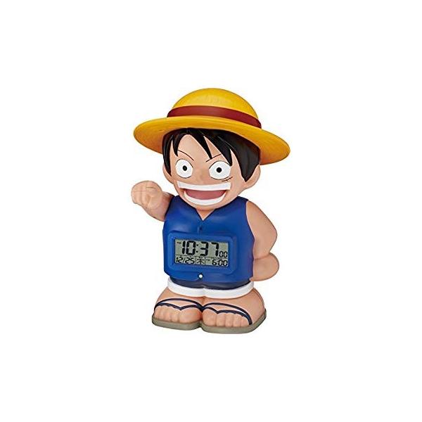 One Piece ワンピース キャラクター目覚し時計 麦わらのルフィ おしゃべり 人感センサー機能搭載 8rda50rh04 Presidium Ph