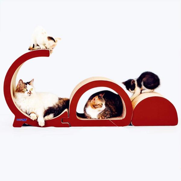 爪とぎ 爪研ぎ ねこ ベッド つめとぎ ダンボールハウス 猫タワー 収納簡単 つめとぎ ねこ 高密度段ボール 耐久性 猫 ダンボール おもちゃ 収納簡単 ストレス解消 Ehstyle