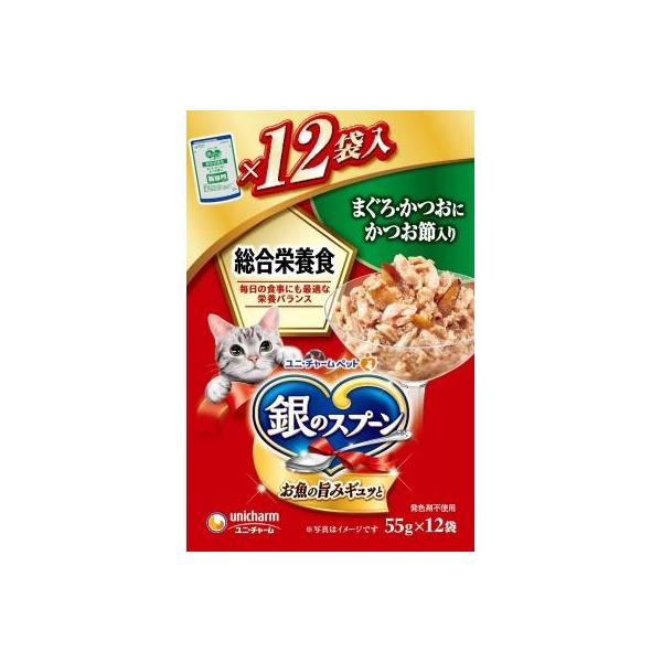 unicharm（ユニチャーム） 銀のスプーン パウチ 総合栄養食 かつお節