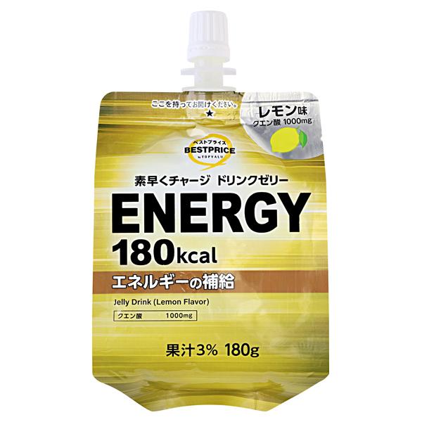 トップバリュ　ドリンクゼリー エナジー180 レモン味　24個セット