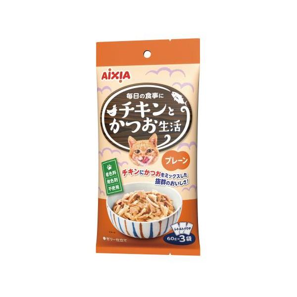 アイシア（AIXIA） チキンとかつお生活 プレーン 180g : ウエルシア