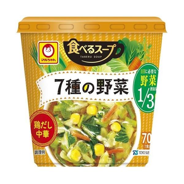 セット販売】東洋水産 食べるスープ7種の野菜鶏だし中華 25G×6 セット販売】東洋水産 食べるスープ7種の野菜鶏だし中華 25G×6