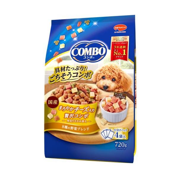 ドッグフード Boo. 日本ペットフード コンボドッグ まろやかチーズ入り 720g : ウエルシア